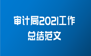 审计局2021工作总结范文